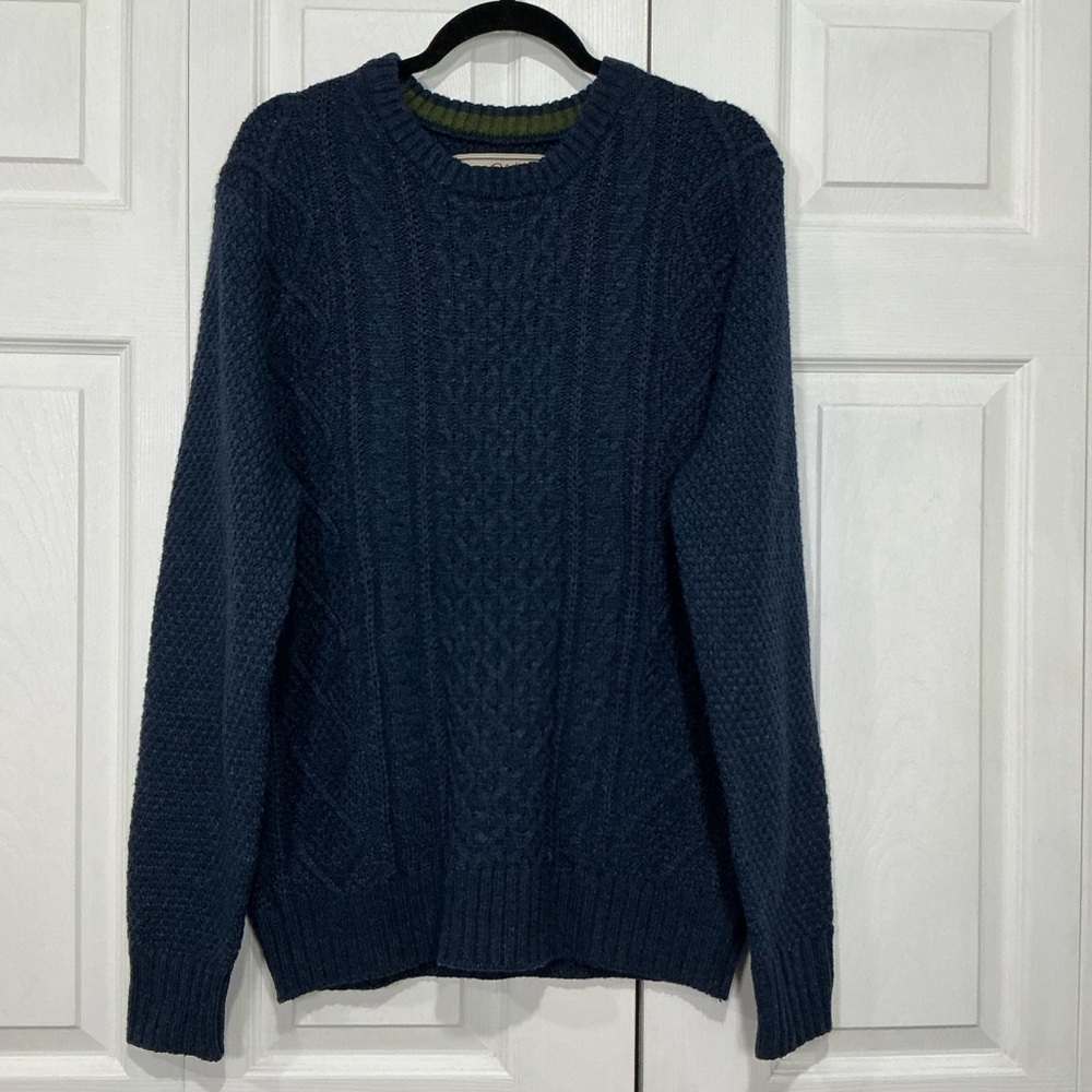 🤎 California Spirit 1849 Men’s Navy Blue Crewneck Sweater - Medium (01125)